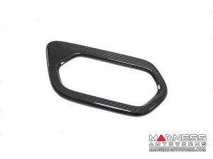 Alfa Romeo Giulia Front Sensor Frame Cover - Carbon Fiber - Quadrifoglio
